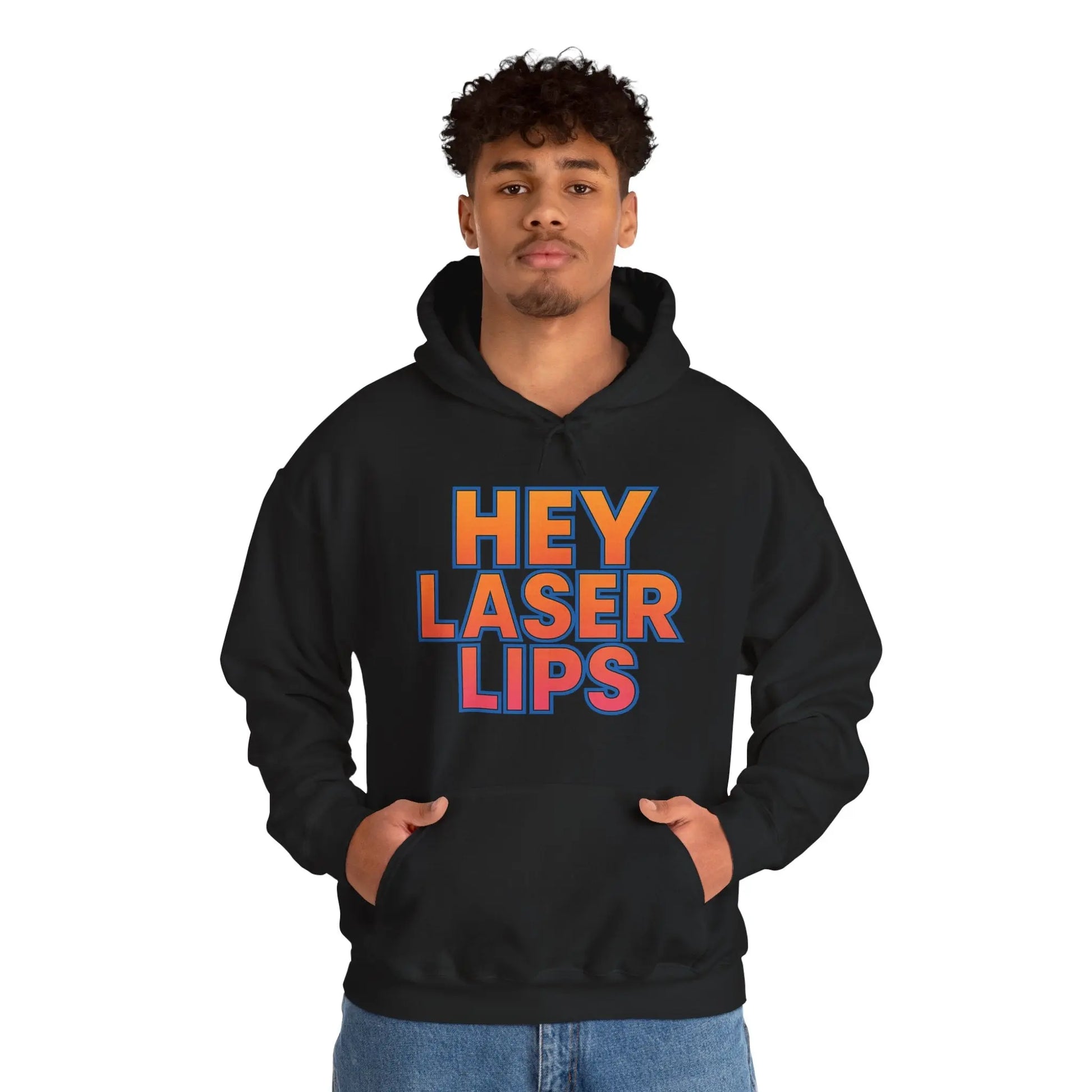 Hey Laser Lips Hoodie Printify
