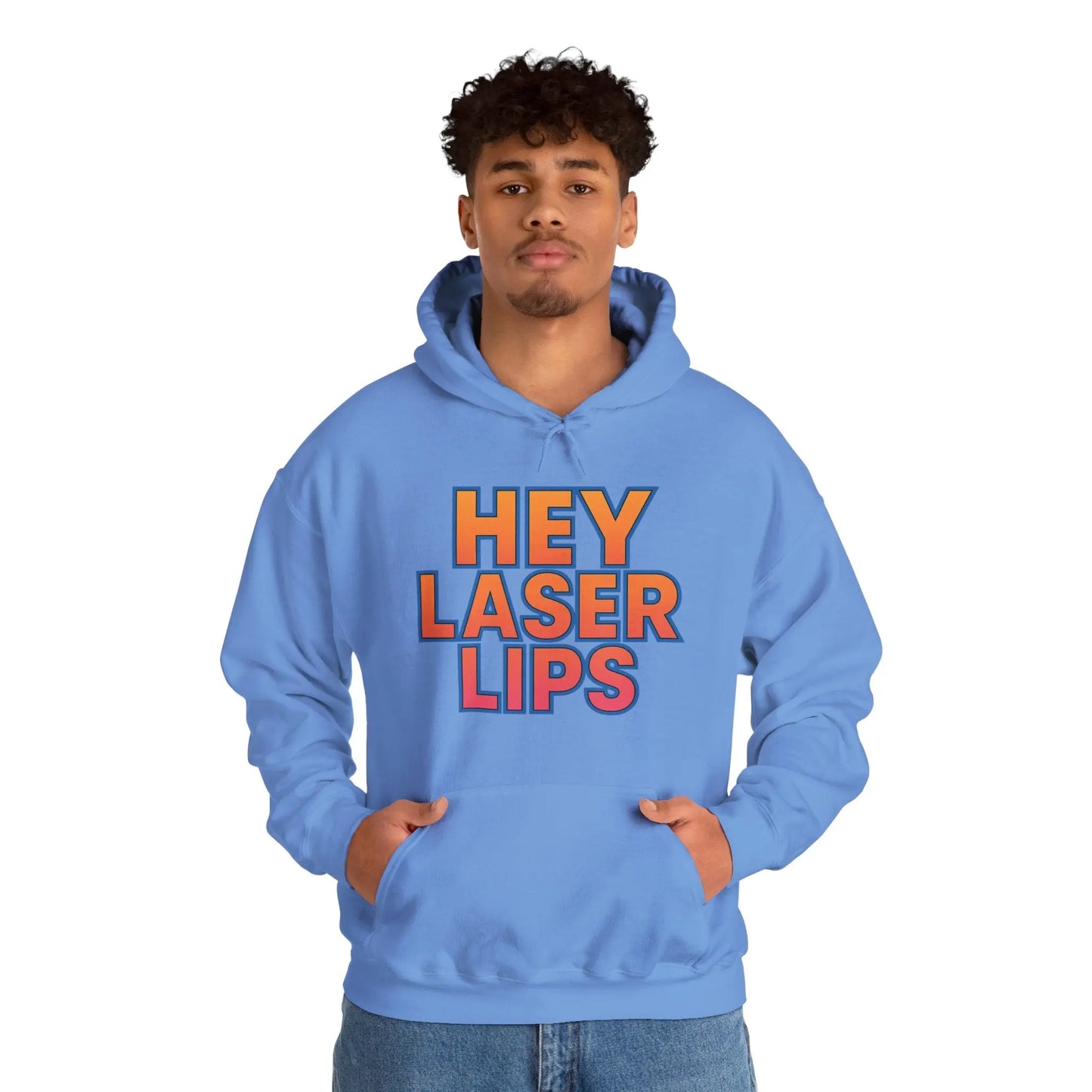 Hey Laser Lips Hoodie Printify