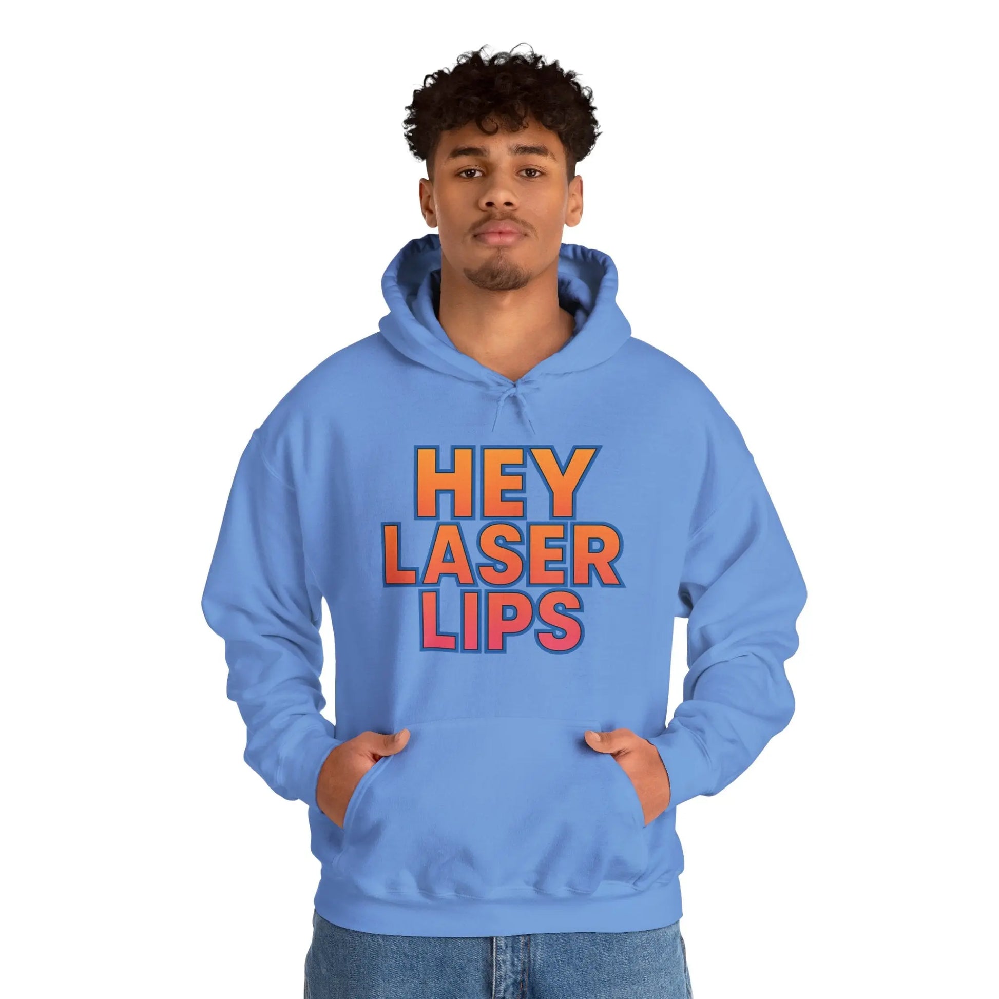 Hey Laser Lips Hoodie Printify
