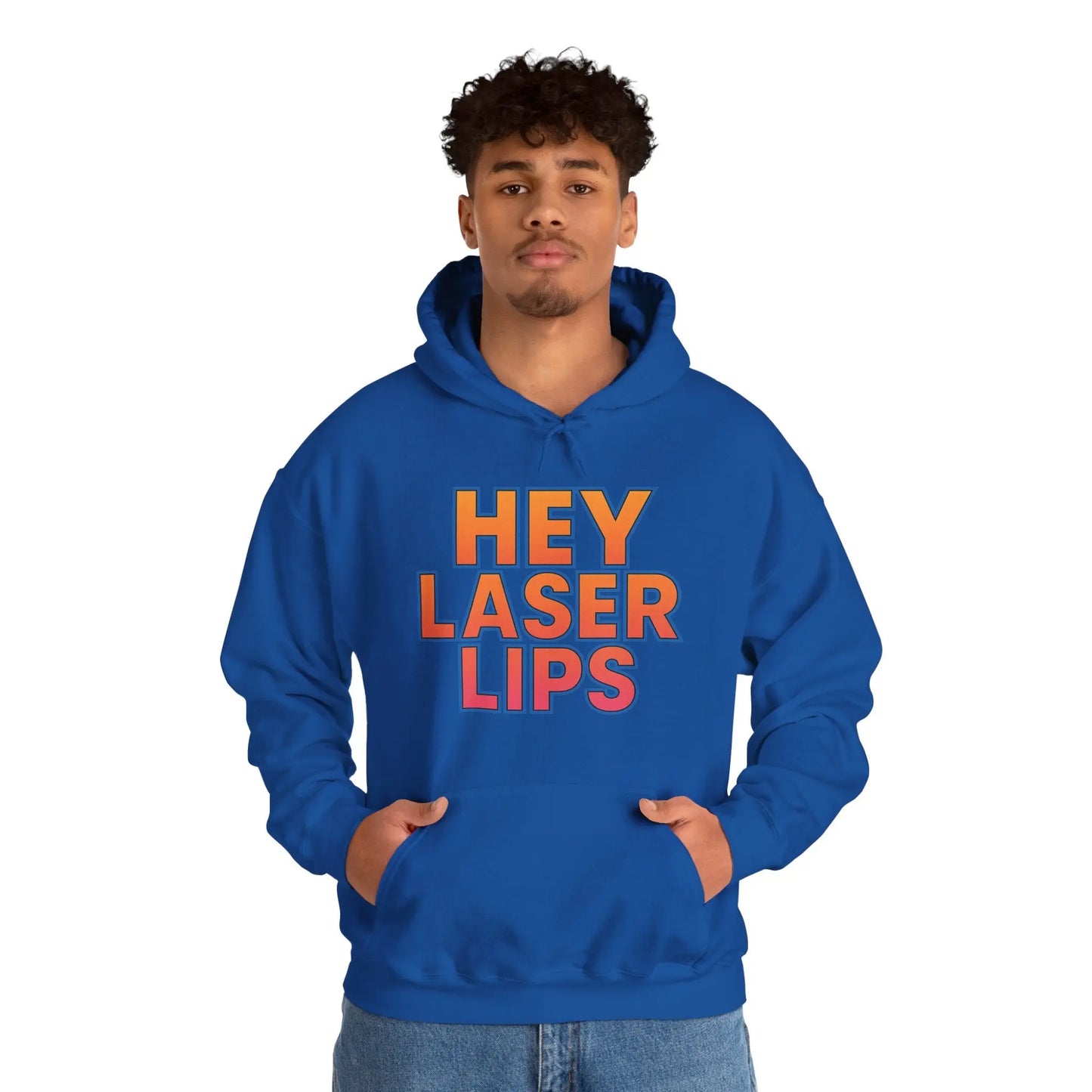 Hey Laser Lips Hoodie Printify