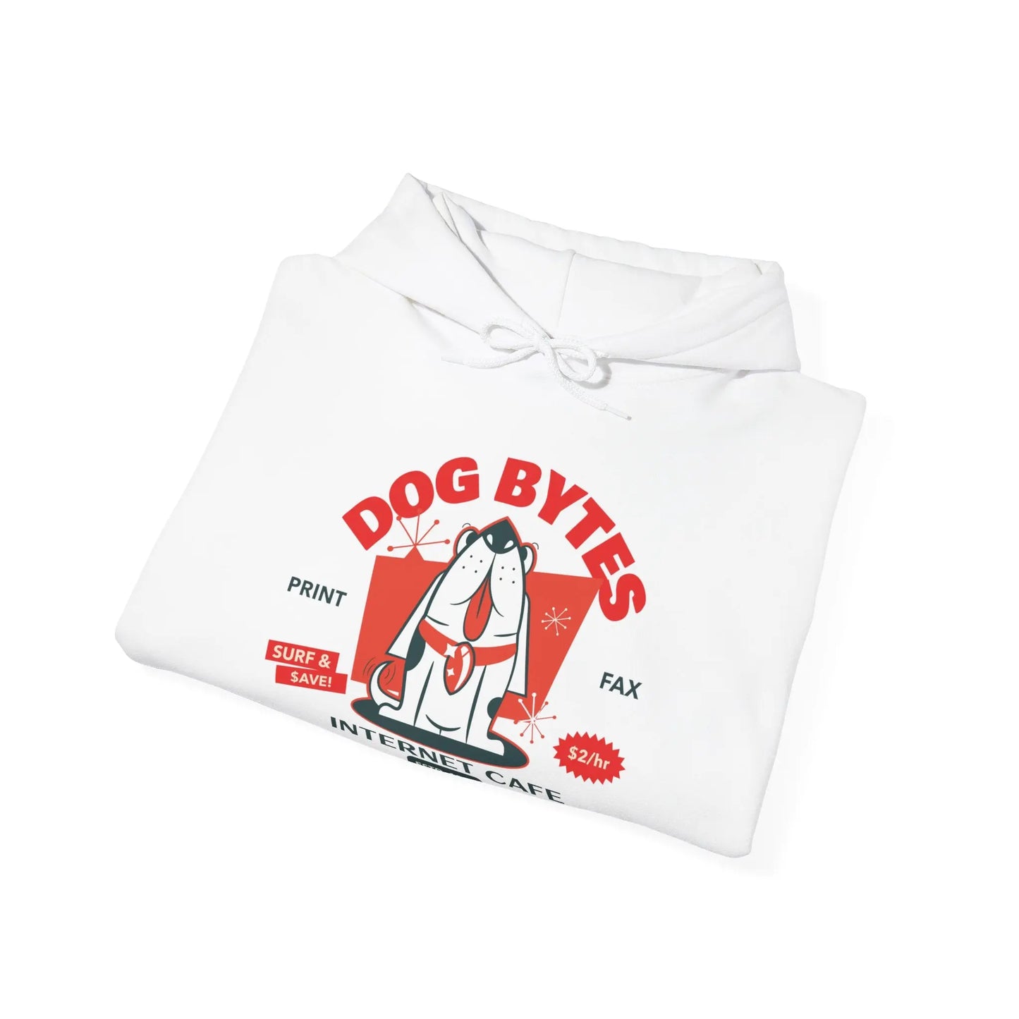 Dog Bytes Internet Cafe Hoodie Printify