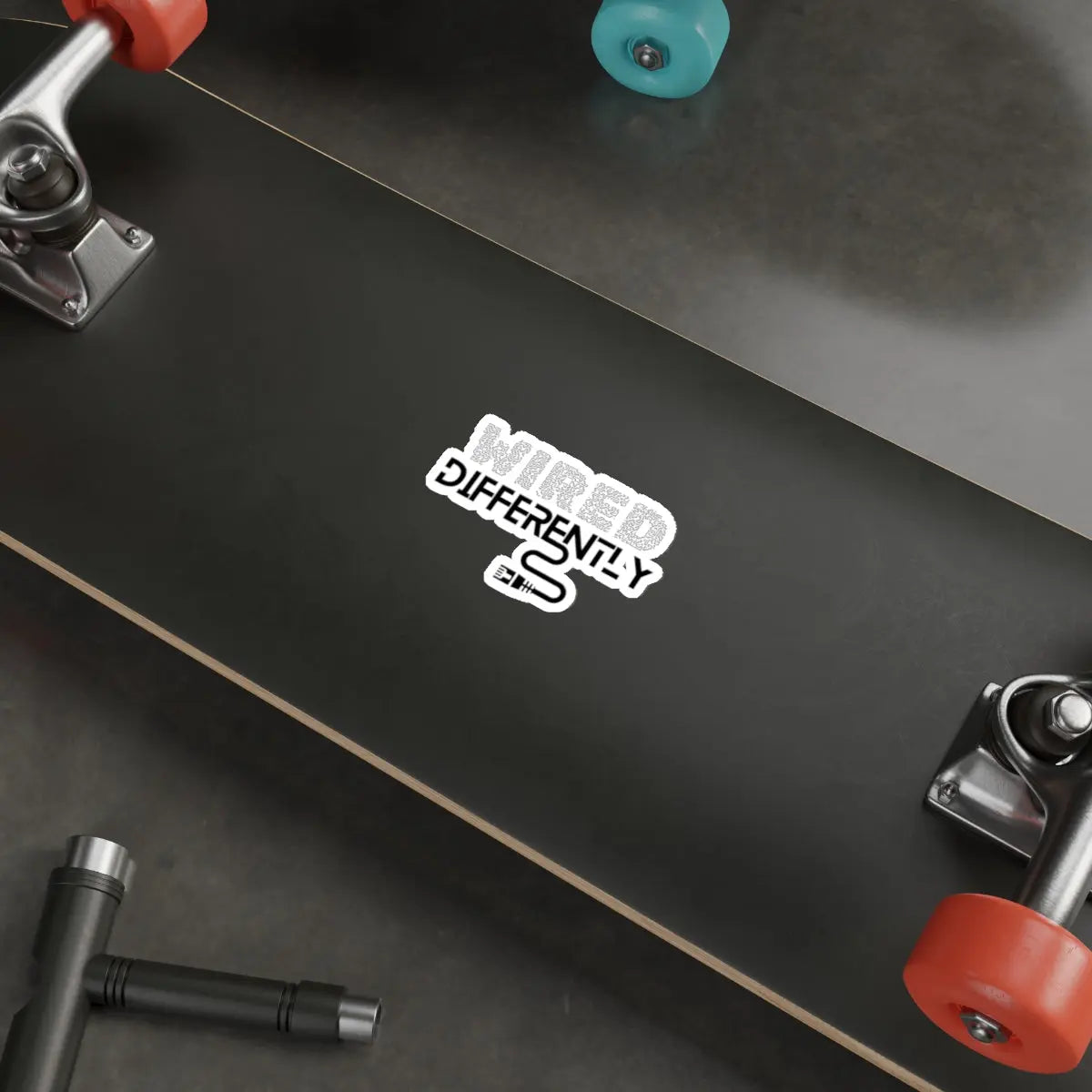 Wired Differently Die-Cut Sticker Printify