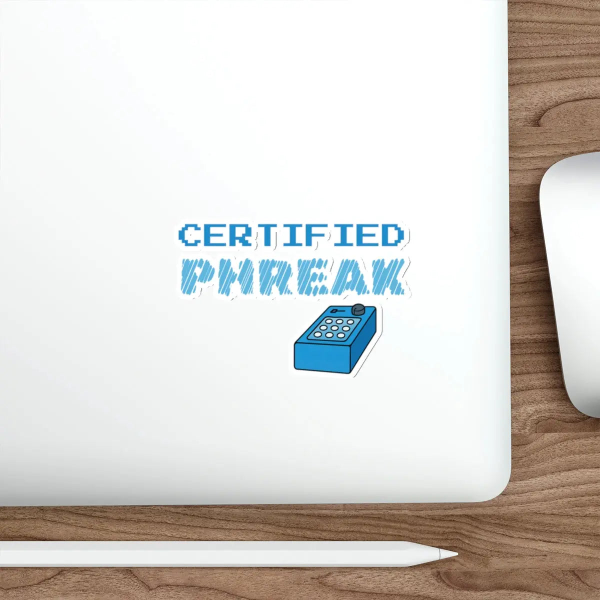 Certified Phreak Die-Cut Sticker Printify