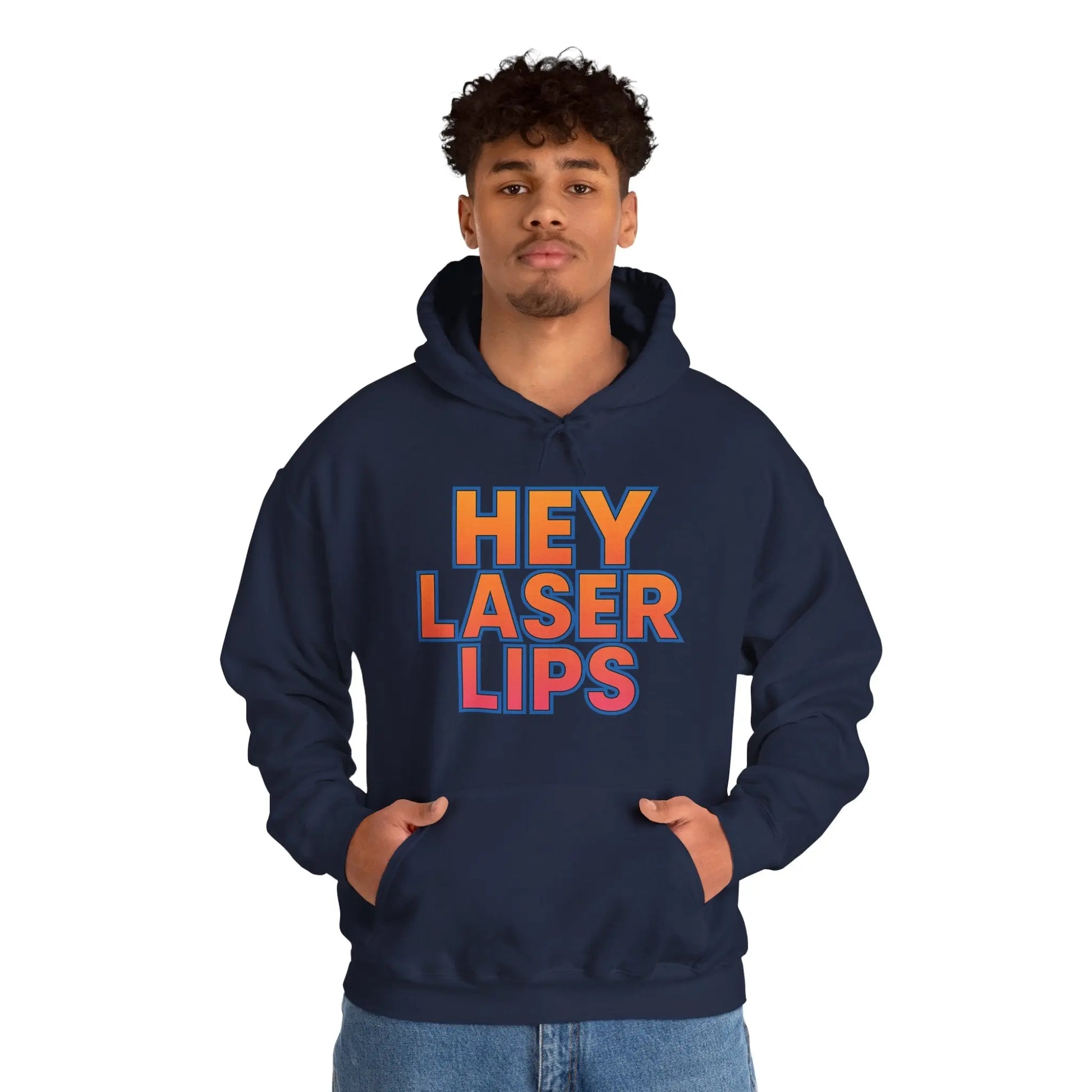 Hey Laser Lips Hoodie Printify