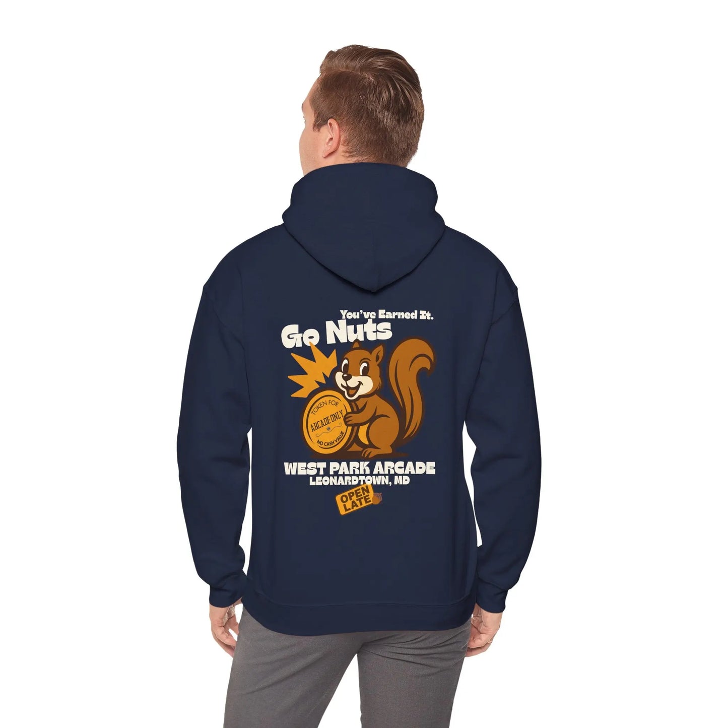 Go Nuts Arcade Hoodie Printify