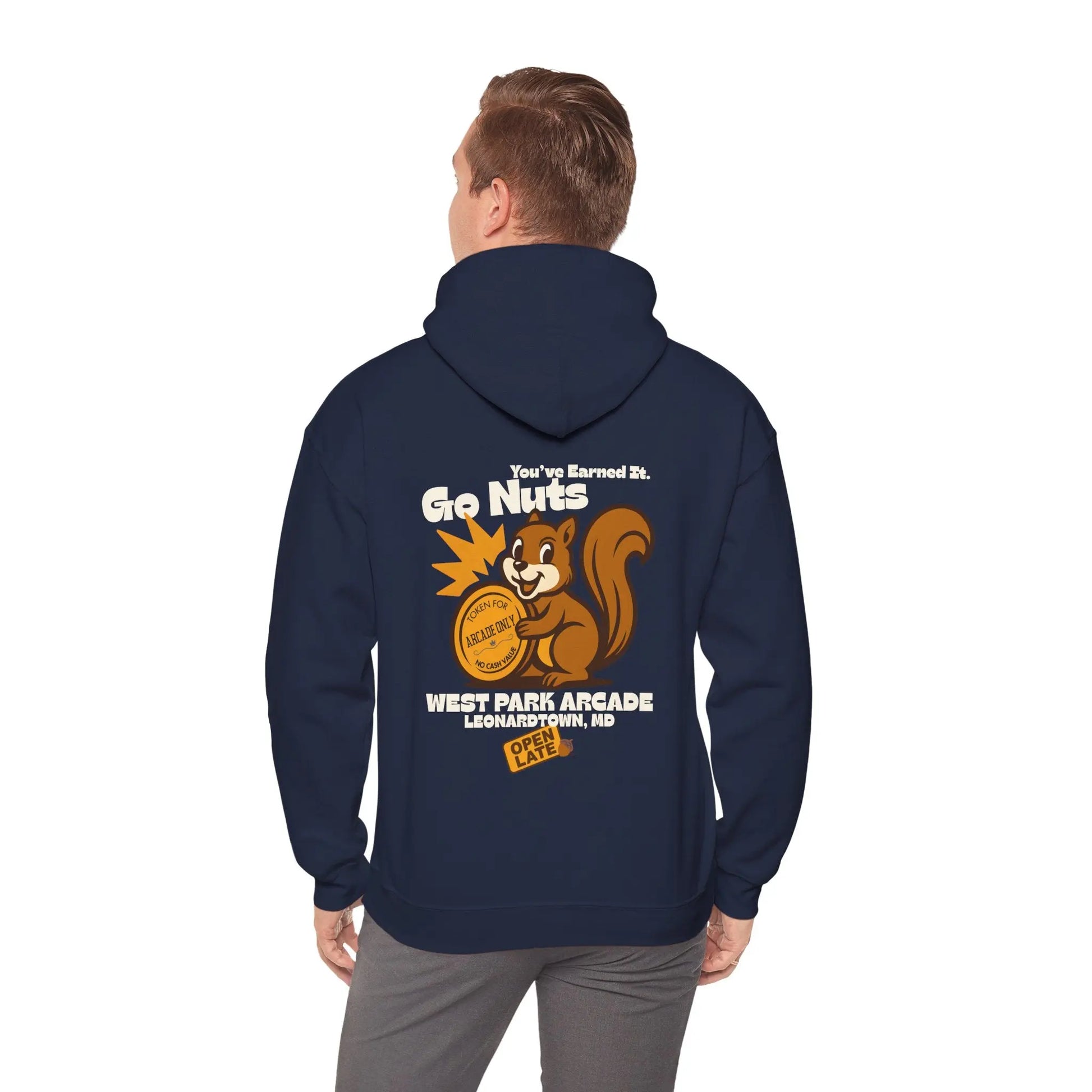 Go Nuts Arcade Hoodie Printify