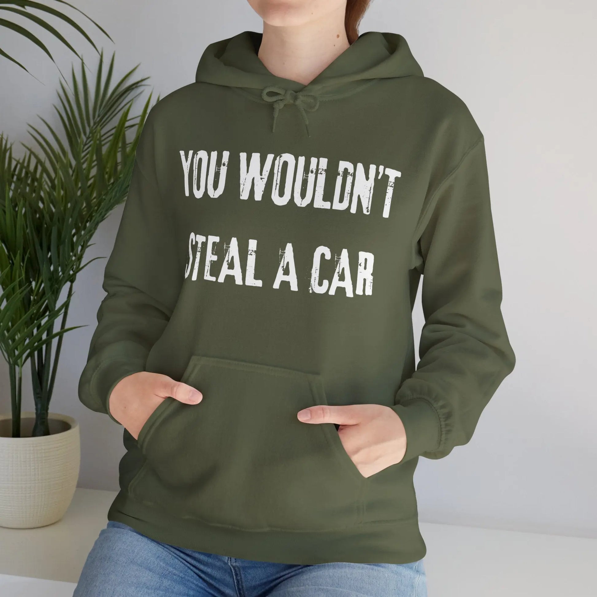You Wouldn't Steal a Car Hoodie Printify