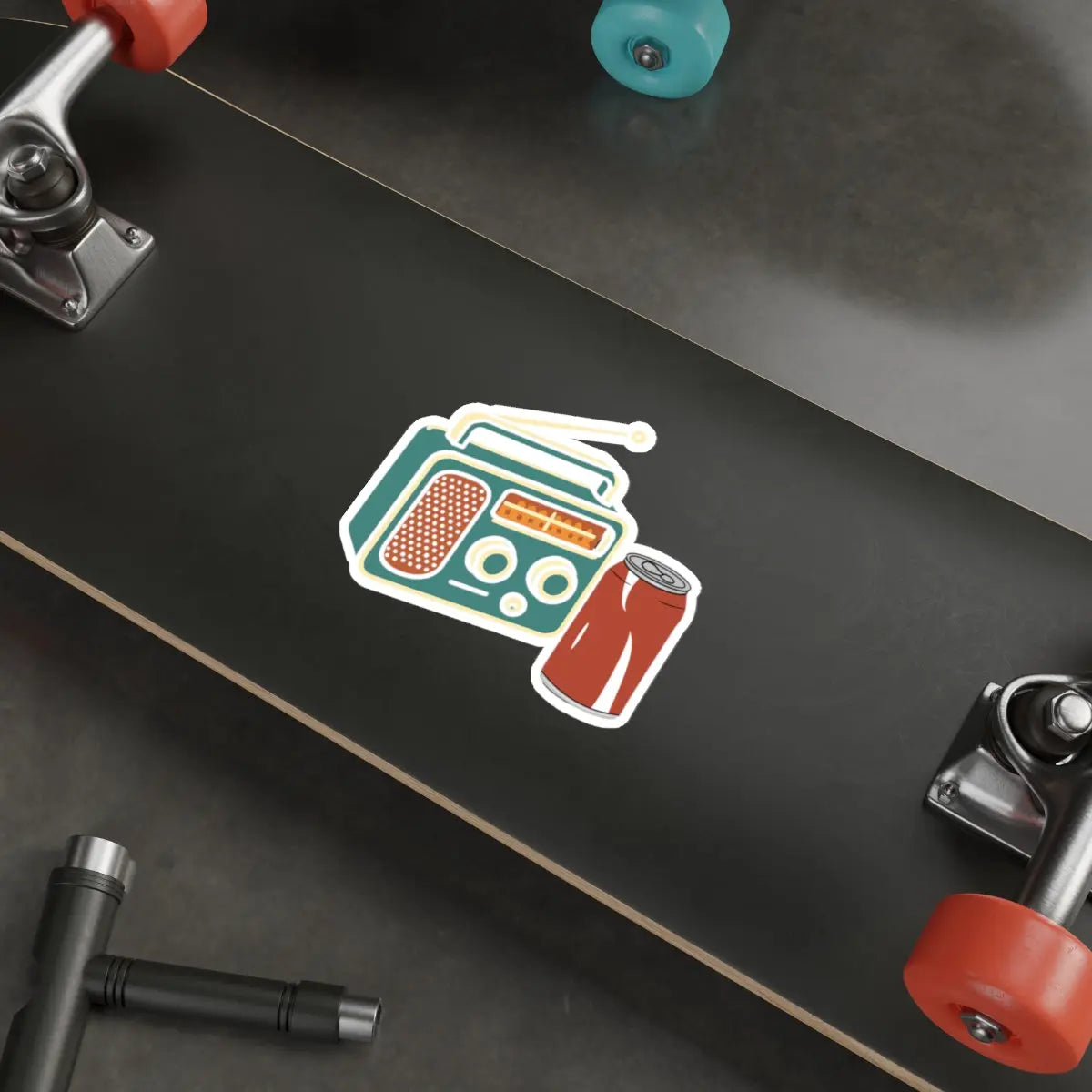 Lunch Break Die-Cut Sticker Printify