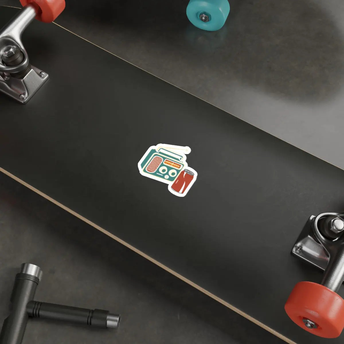Lunch Break Die-Cut Sticker Printify
