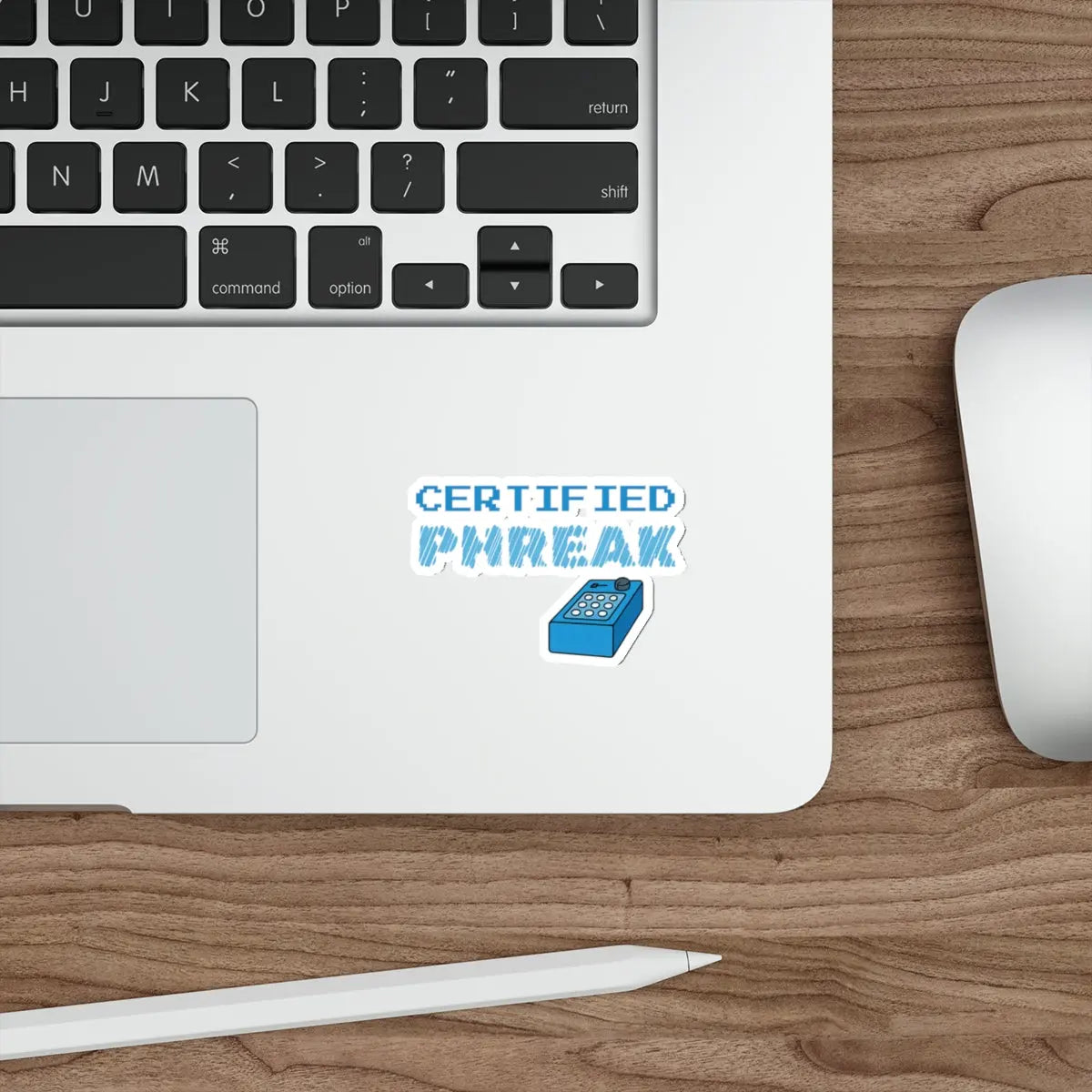 Certified Phreak Die-Cut Sticker Printify