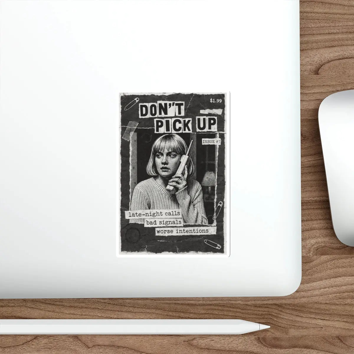 Don't Pick Up Die-Cut Sticker Printify