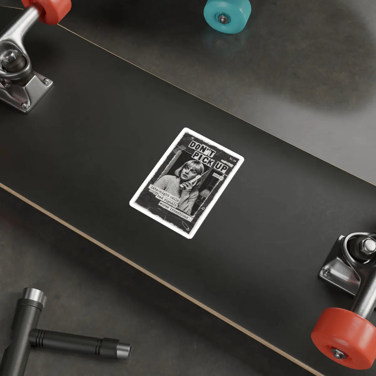 Don't Pick Up Die-Cut Sticker Printify