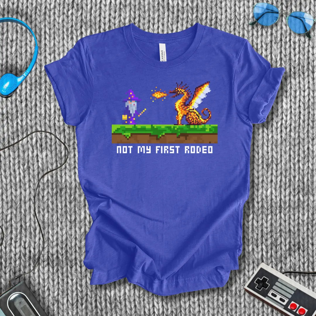 Not My First Rodeo Pixel Wizard T-Shirt Bella+Canvas