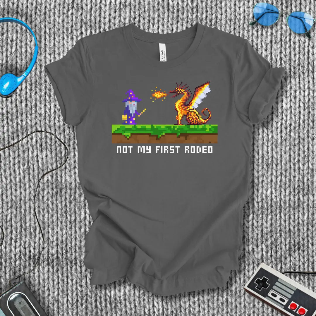 Not My First Rodeo Pixel Wizard T-Shirt Bella+Canvas