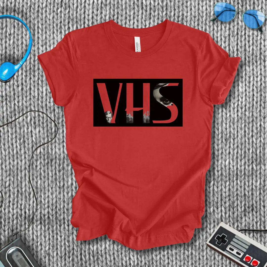 VHS Horror Block T-Shirt Bella+Canvas
