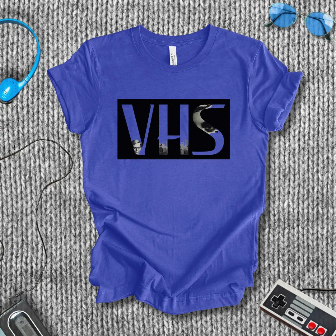 VHS Horror Block T-Shirt Bella+Canvas