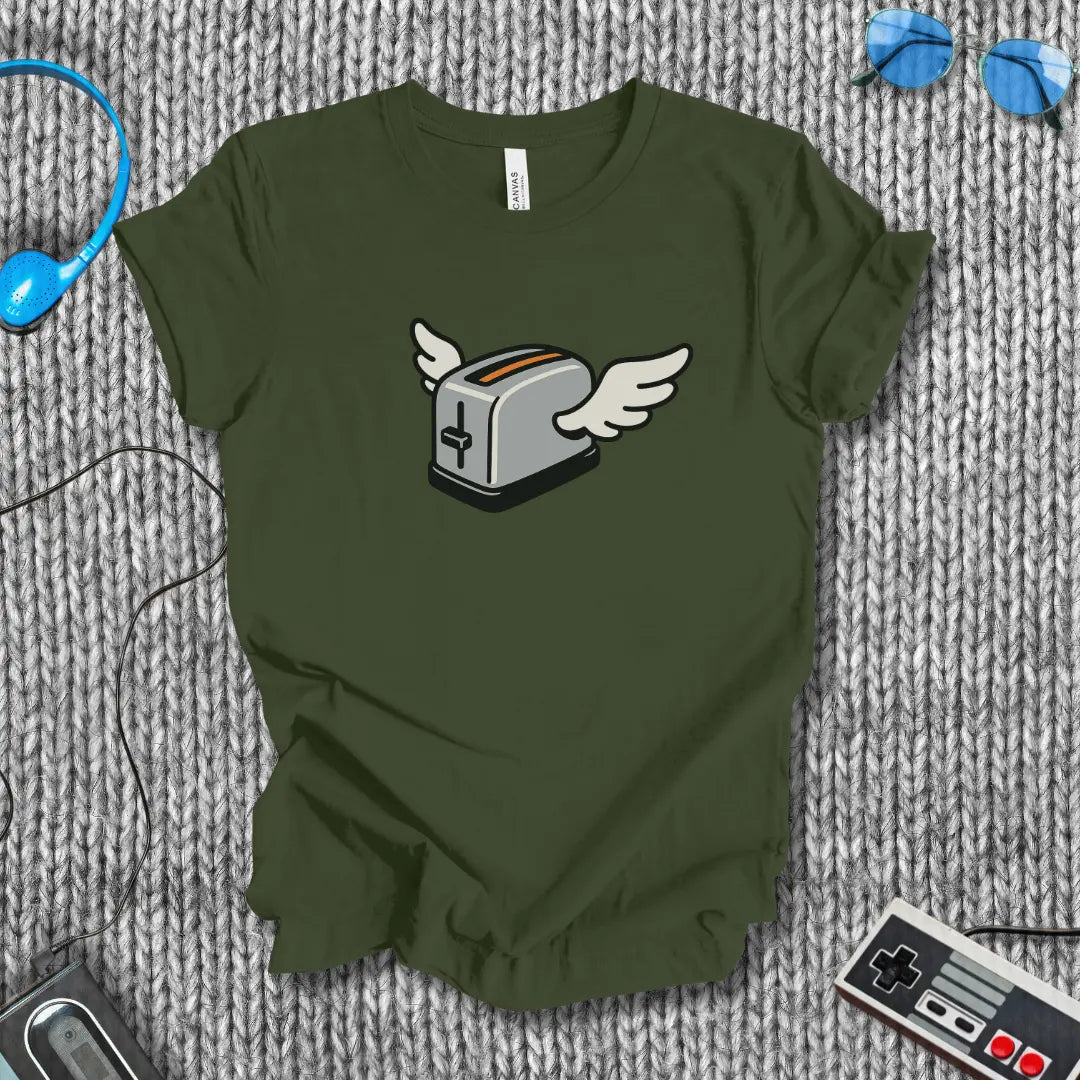 Flying Toaster T-Shirt Bella+Canvas