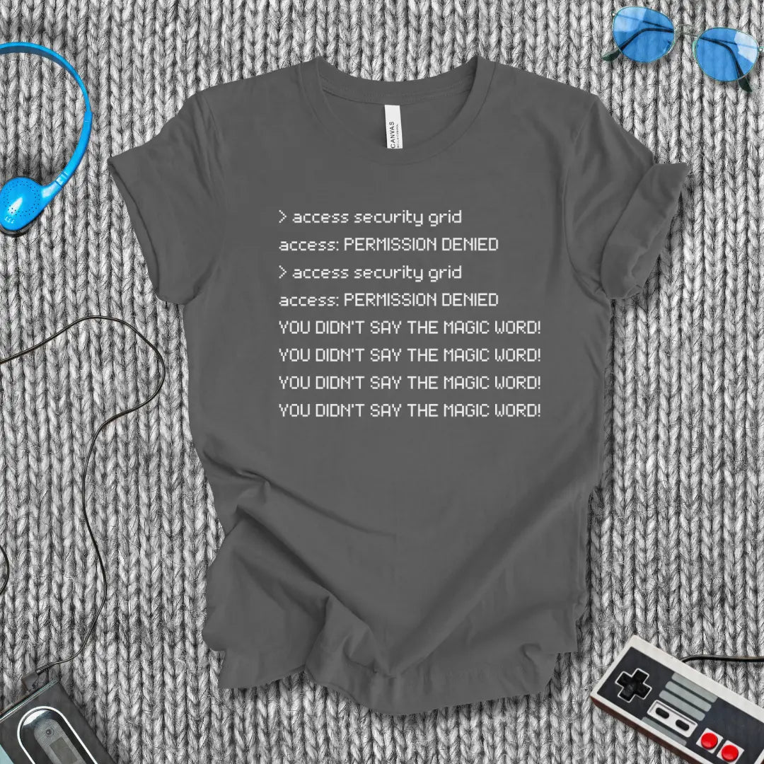 Magic Word Protocol T-Shirt Bella+Canvas