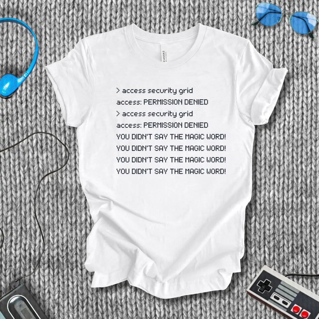 Magic Word Protocol T-Shirt Bella+Canvas