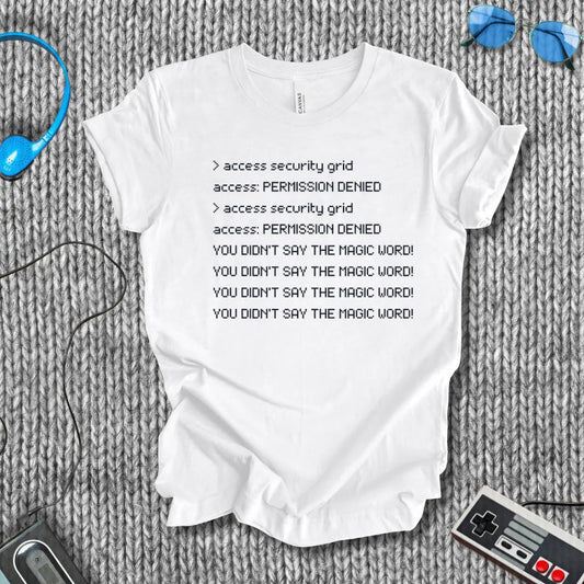 Magic Word Protocol T-Shirt Bella+Canvas