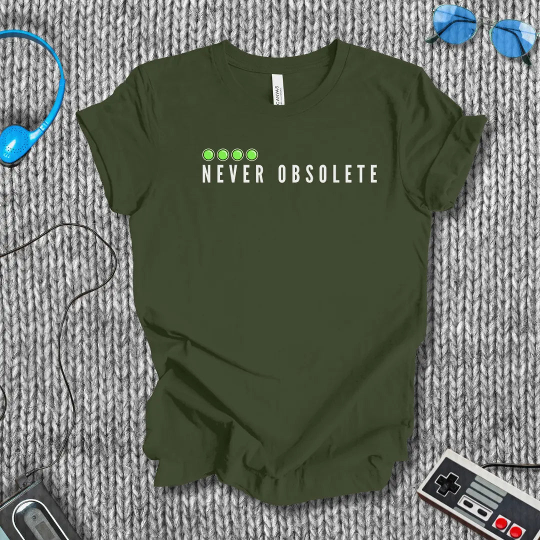 Never Obsolete T-Shirt Bella+Canvas