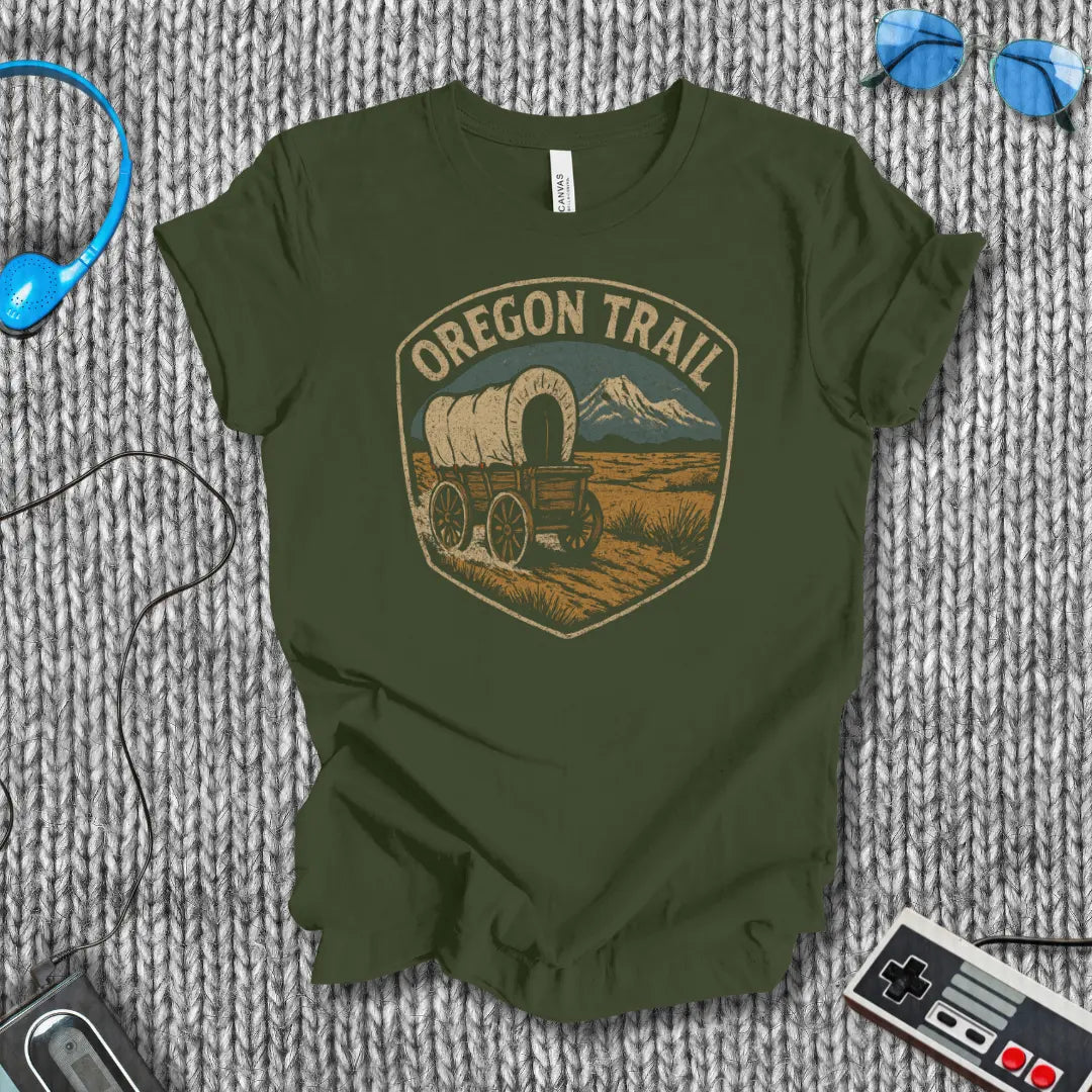 Oregon Trail Vintage Crest T-Shirt Bella+Canvas