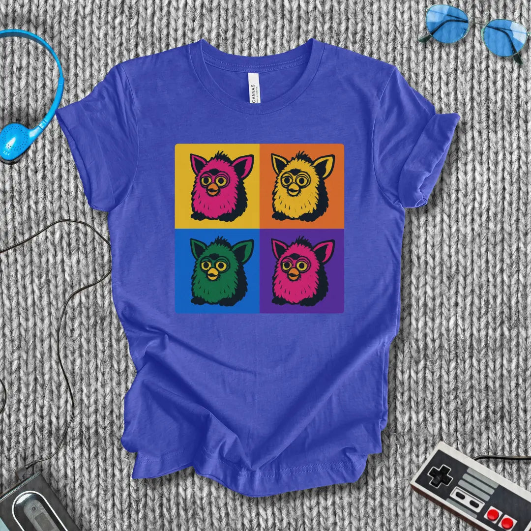 Retro Furby Pop Art T-shirt Printify