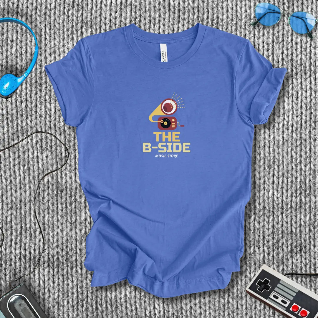 B-Side Record Store T-Shirt Printify