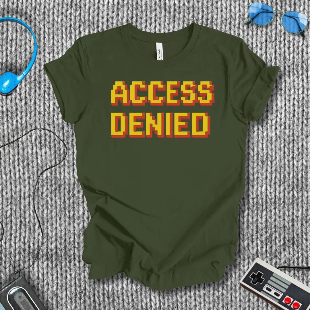 Access Denied Error T-Shirt Printify