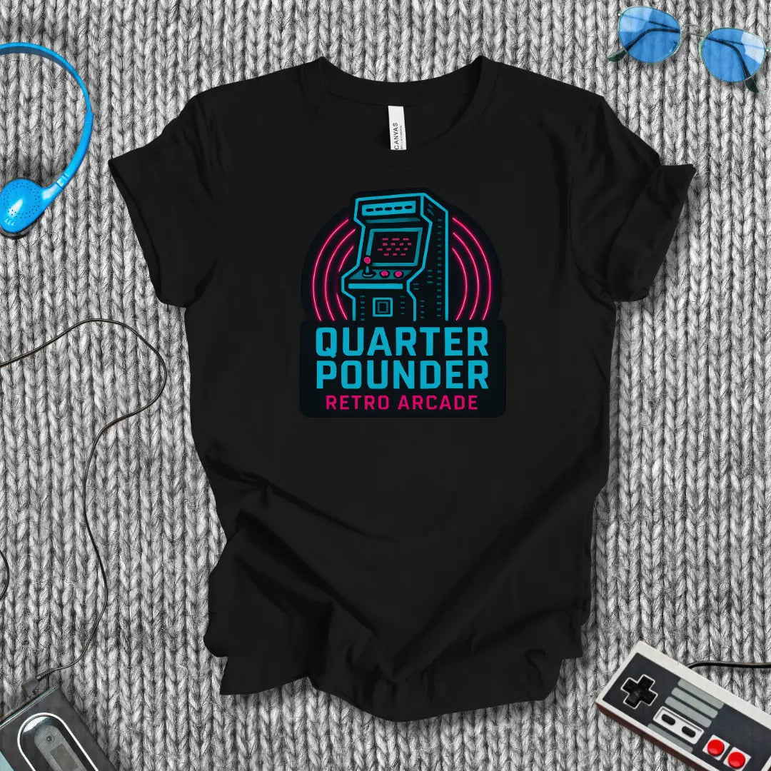 Quarter Pounder Arcade T-Shirt Printify