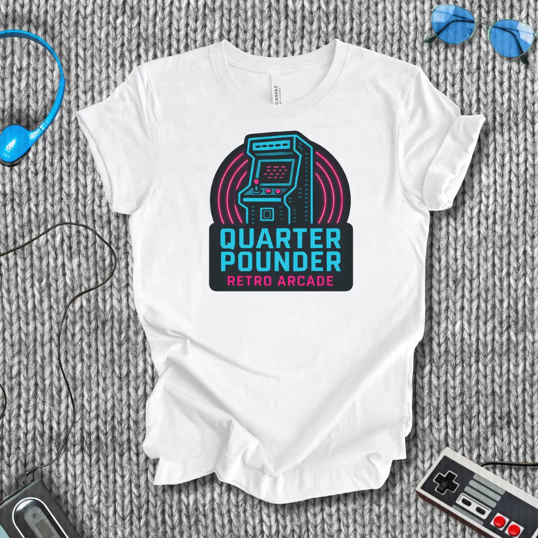 Quarter Pounder Arcade T-Shirt Printify