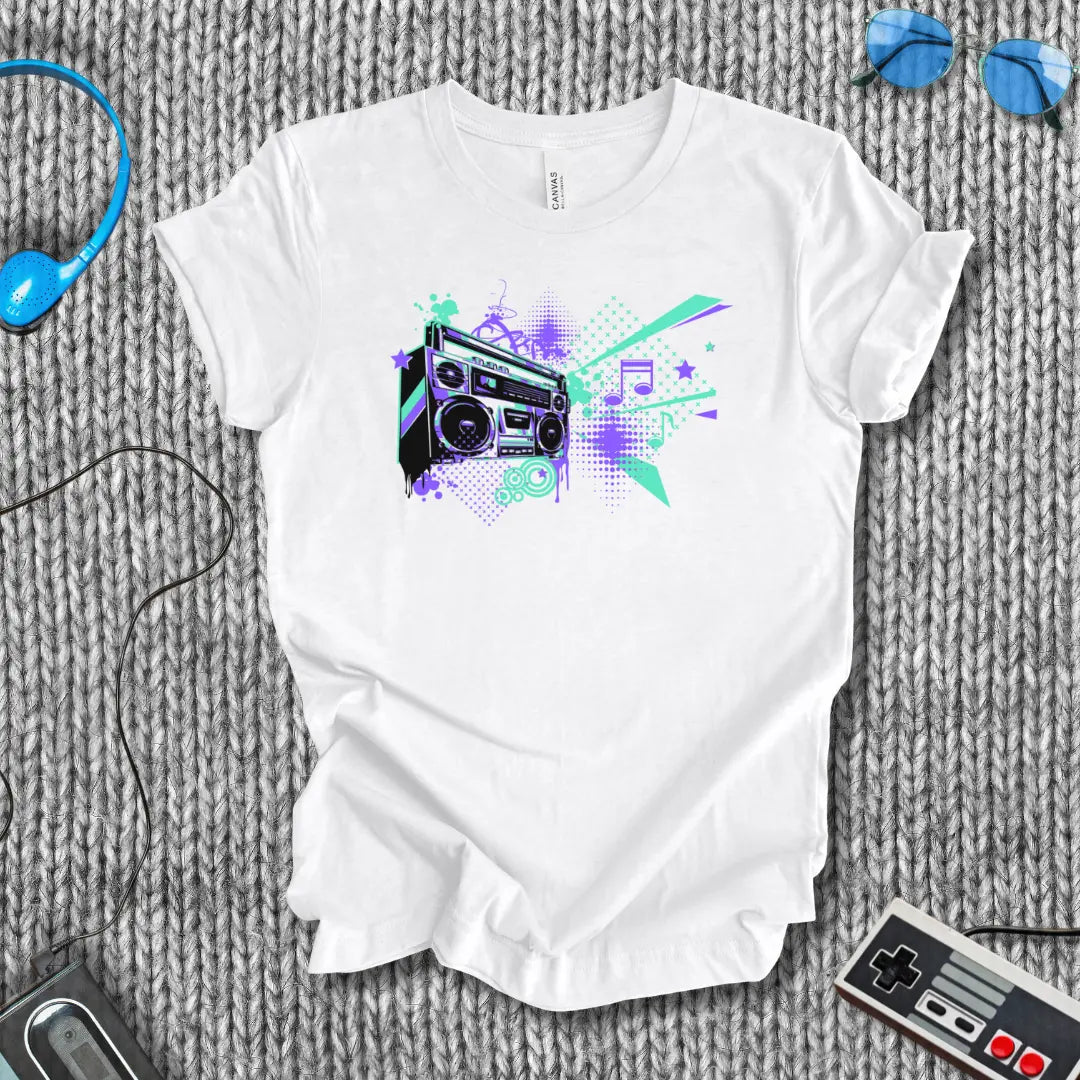 Urban Frequencies Boombox T-Shirt Printify