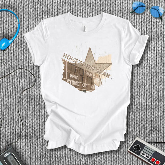 Hometown Star Vintage Scoreboard T-Shirt Printify