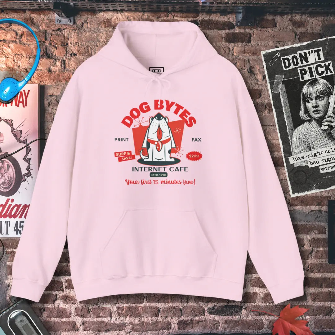 Dog Bytes Internet Cafe Hoodie Printify