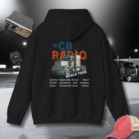CB Radio World Tour Hoodie Printify