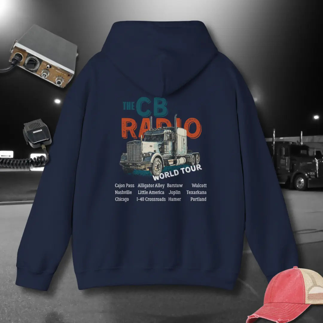 CB Radio World Tour Hoodie Printify