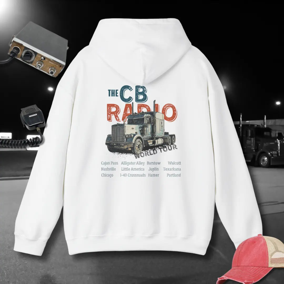 CB Radio World Tour Hoodie Printify