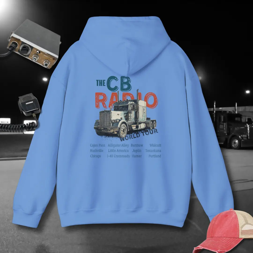 CB Radio World Tour Hoodie Printify