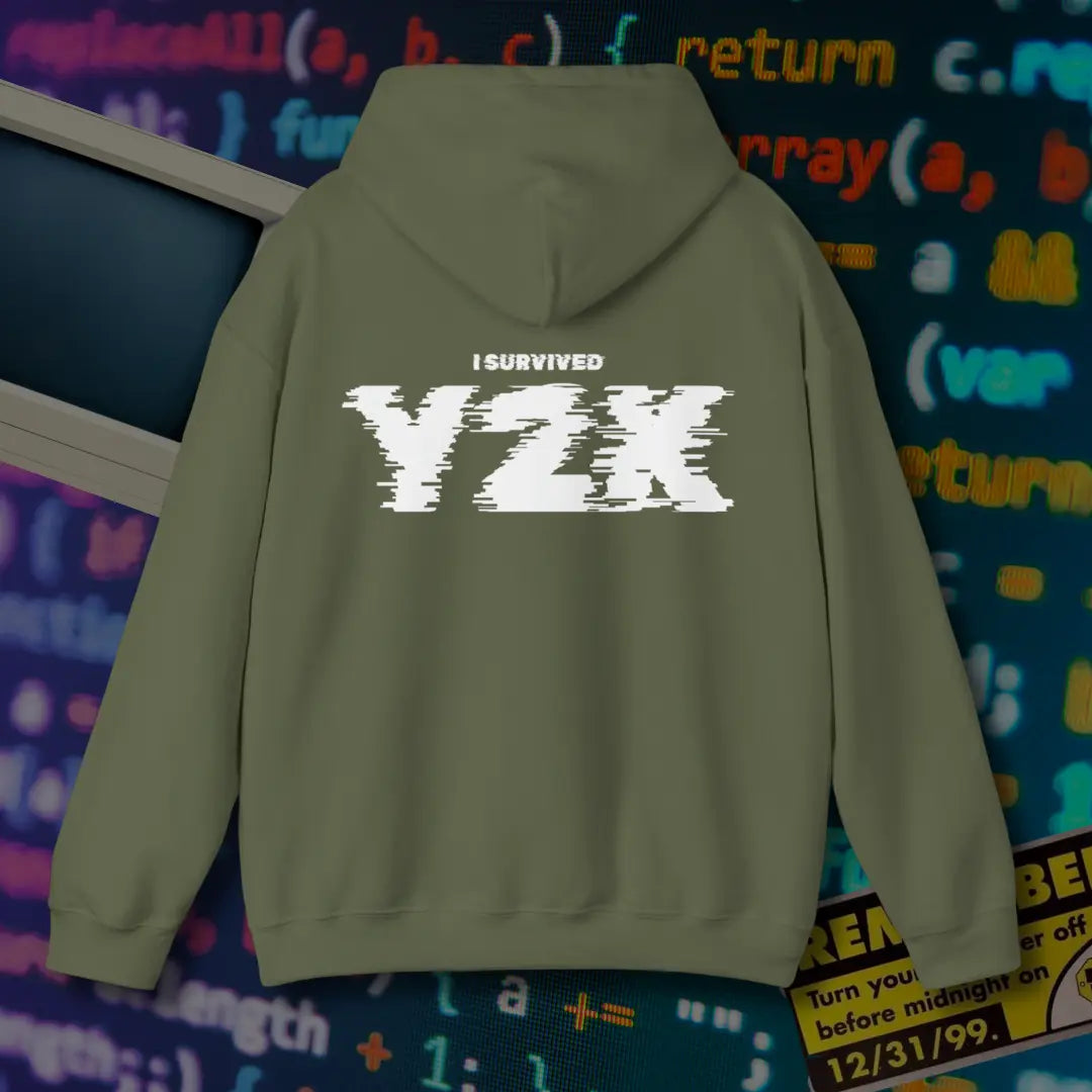 I Survived Y2K Hoodie Printify