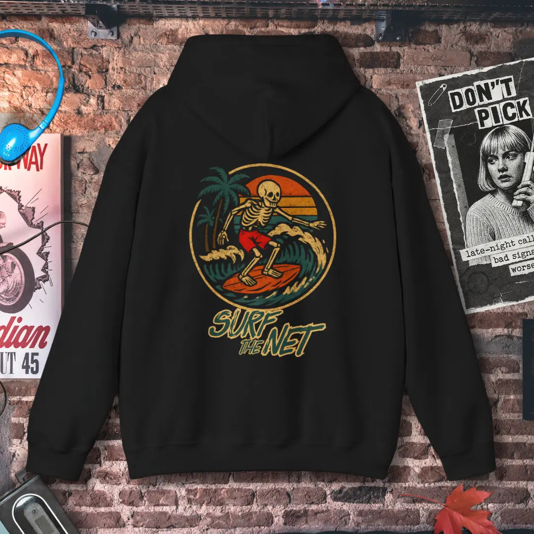 Surf the Net Hoodie Printify