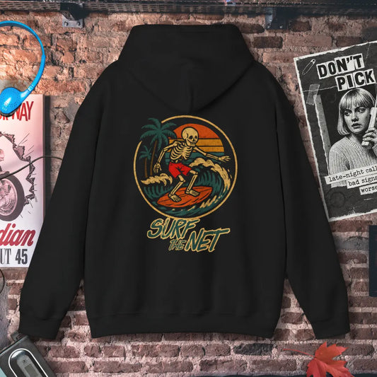 Surf the Net Hoodie Printify