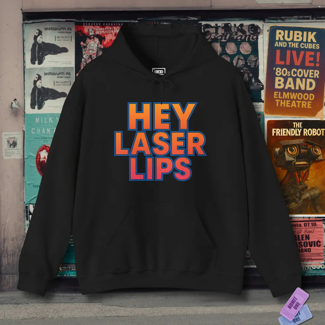 Hey Laser Lips Hoodie Printify