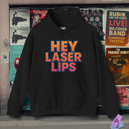 Hey Laser Lips Hoodie Printify