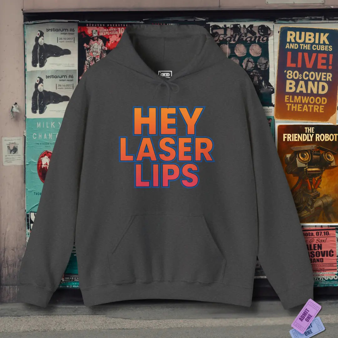 Hey Laser Lips Hoodie Printify