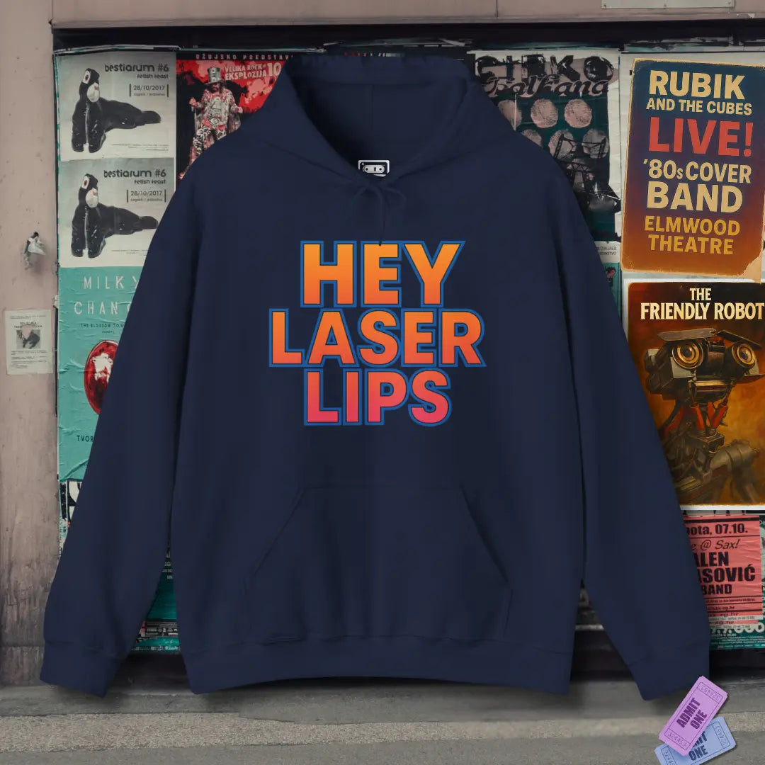 Hey Laser Lips Hoodie Printify