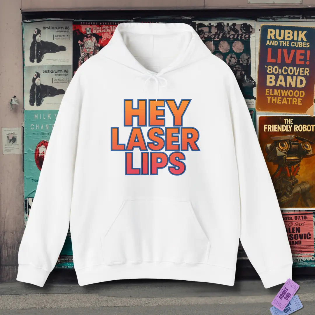 Hey Laser Lips Hoodie Printify