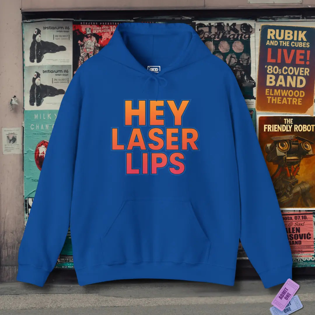Hey Laser Lips Hoodie Printify