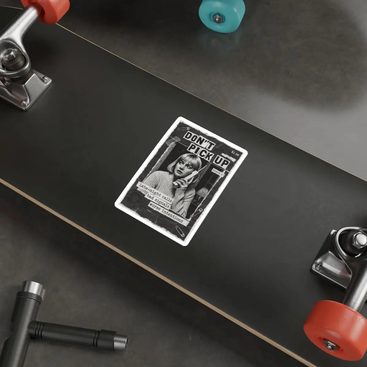 Don't Pick Up Die-Cut Sticker Printify