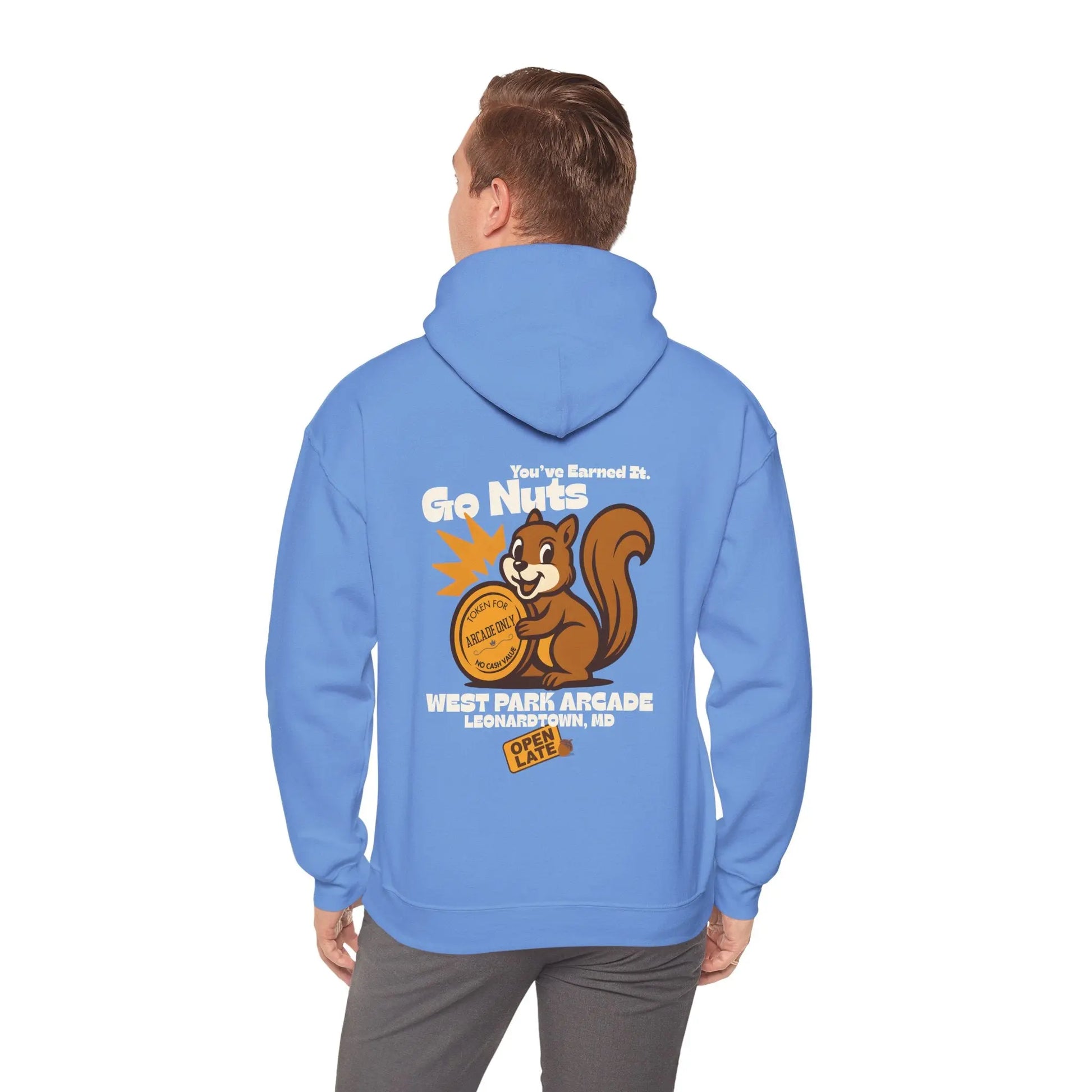 Go Nuts Arcade Hoodie Printify
