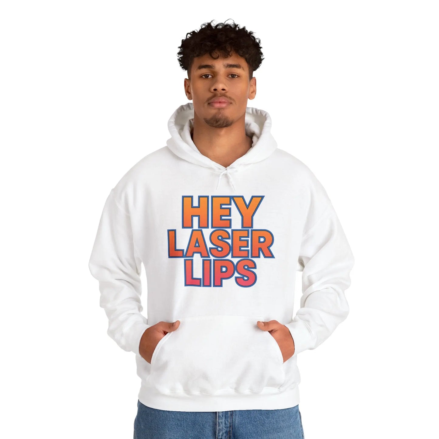 Hey Laser Lips Hoodie Printify